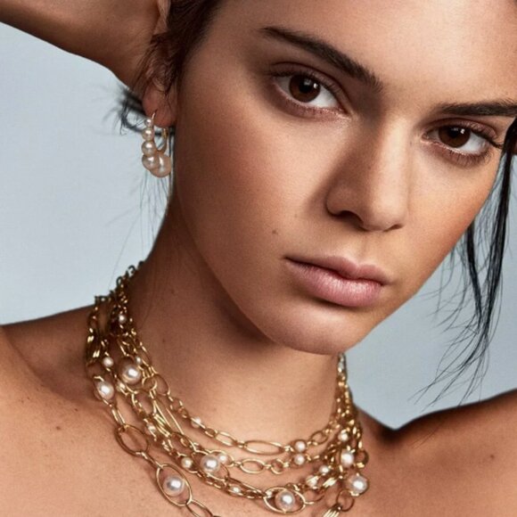 Ippolita Nova Tribal 5 Pearl Curved Ear Wire Earrings 4.0-10.50 mm18K Gold - Picture 3 of 10